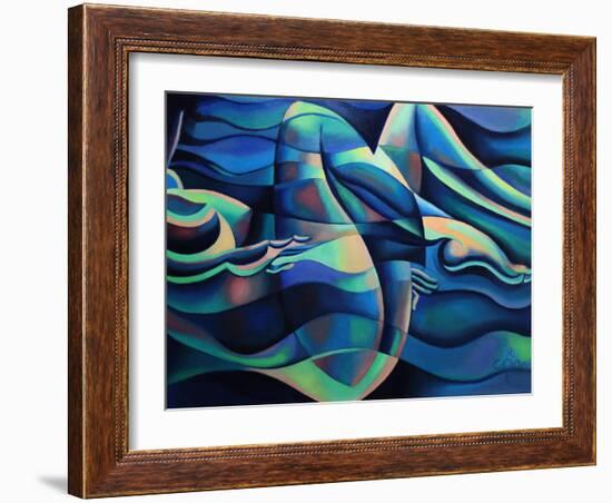 Rusalka, Free Floating in Ukrainian Waters-Corne Akkers-Framed Giclee Print