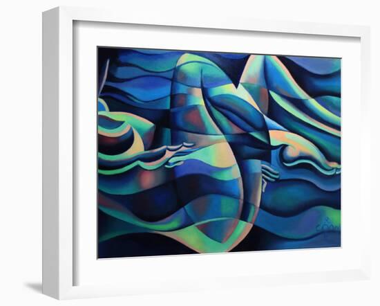 Rusalka, Free Floating in Ukrainian Waters-Corne Akkers-Framed Giclee Print