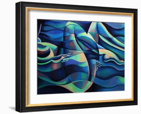 Rusalka, Free Floating in Ukrainian Waters-Corne Akkers-Framed Giclee Print