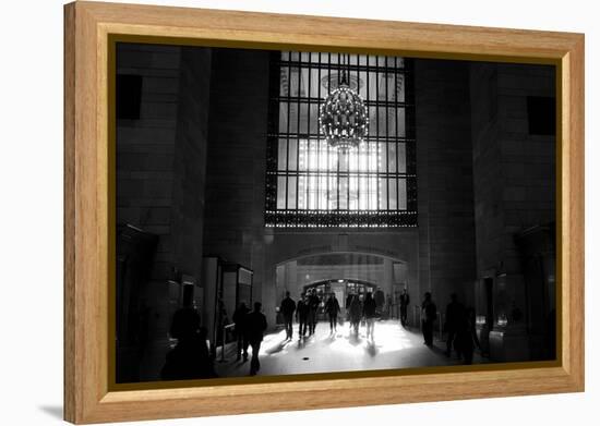 Rush Hour Grand Central Station NYC-null-Framed Stretched Canvas