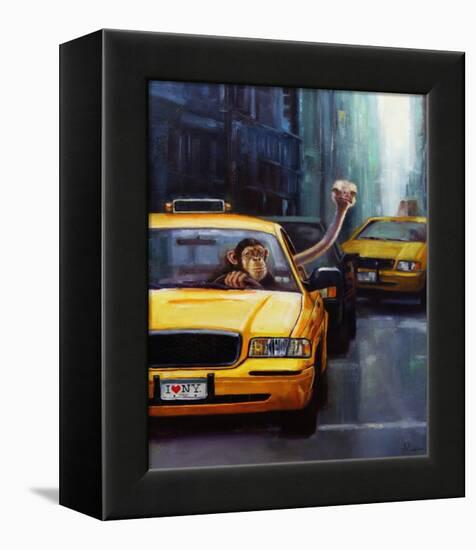 Rush Hour-Lucia Heffernan-Framed Stretched Canvas