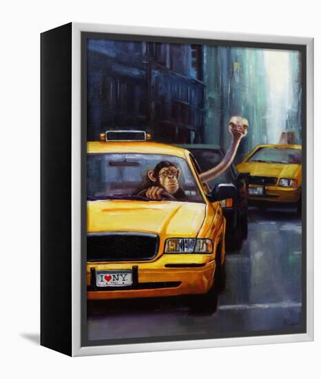 Rush Hour-Lucia Heffernan-Framed Stretched Canvas