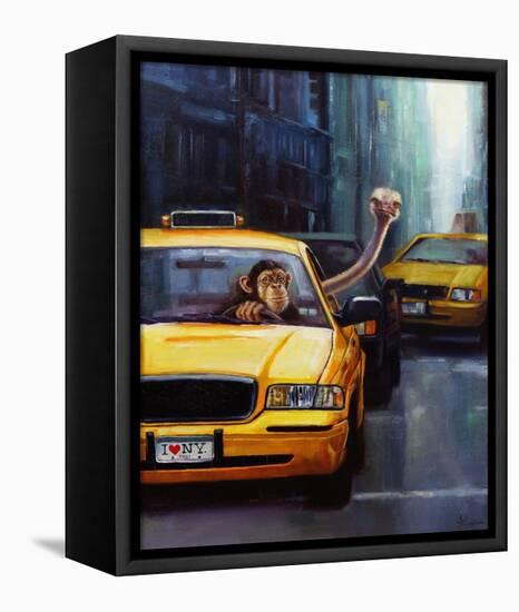 Rush Hour-Lucia Heffernan-Framed Stretched Canvas