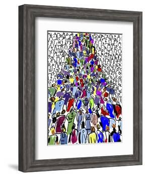Rush Hour-Diana Ong-Framed Giclee Print