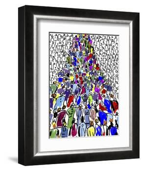 Rush Hour-Diana Ong-Framed Giclee Print
