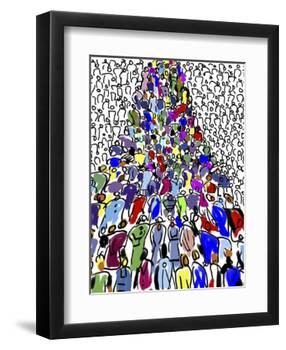 Rush Hour-Diana Ong-Framed Giclee Print
