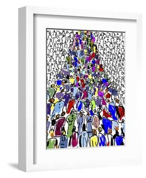 Rush Hour-Diana Ong-Framed Giclee Print