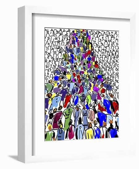 Rush Hour-Diana Ong-Framed Giclee Print