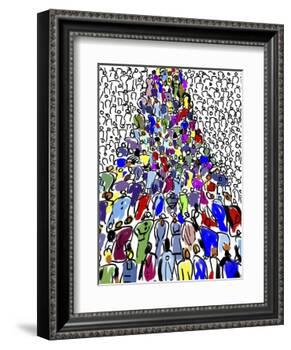 Rush Hour-Diana Ong-Framed Giclee Print