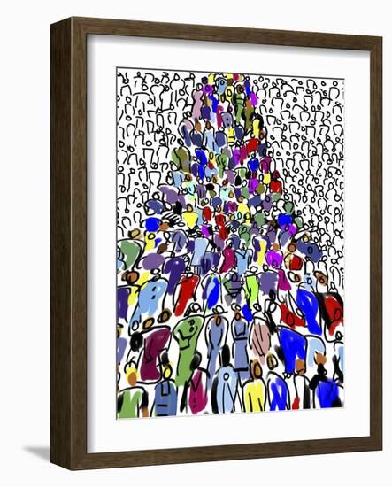 Rush Hour-Diana Ong-Framed Giclee Print