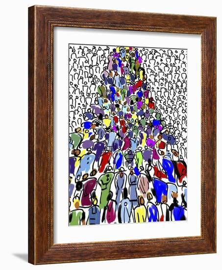 Rush Hour-Diana Ong-Framed Giclee Print