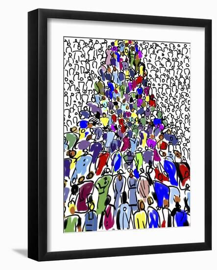 Rush Hour-Diana Ong-Framed Giclee Print