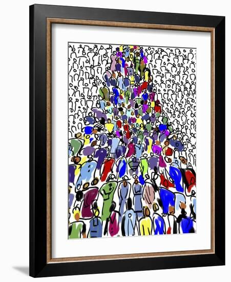 Rush Hour-Diana Ong-Framed Giclee Print