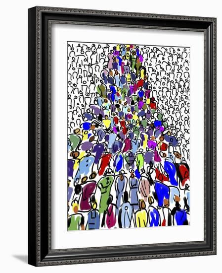 Rush Hour-Diana Ong-Framed Giclee Print