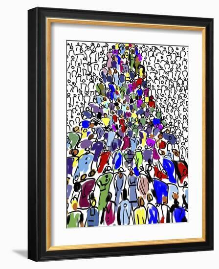 Rush Hour-Diana Ong-Framed Giclee Print