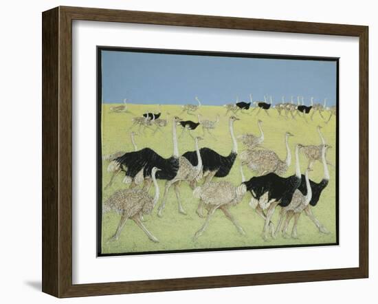 Rush hour-Pat Scott-Framed Giclee Print