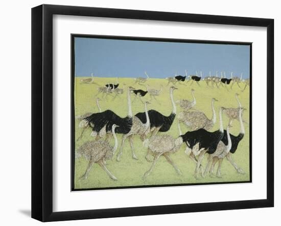 Rush hour-Pat Scott-Framed Giclee Print