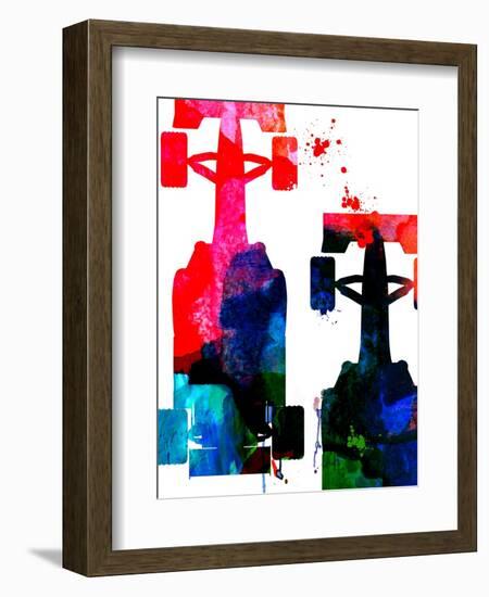 Rush Watercolor 1-Lora Feldman-Framed Premium Giclee Print