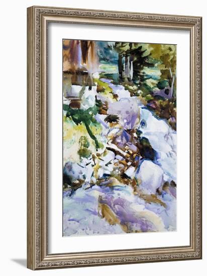 Rushing Brook, c.1904-11-John Singer Sargent-Framed Giclee Print