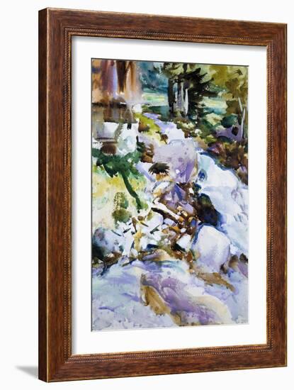 Rushing Brook, c.1904-11-John Singer Sargent-Framed Giclee Print