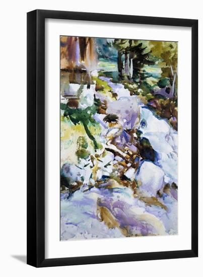 Rushing Brook, c.1904-11-John Singer Sargent-Framed Giclee Print