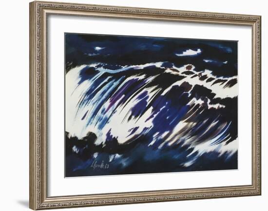 Rushing Water, 1963-Siegward Sprotte-Framed Art Print