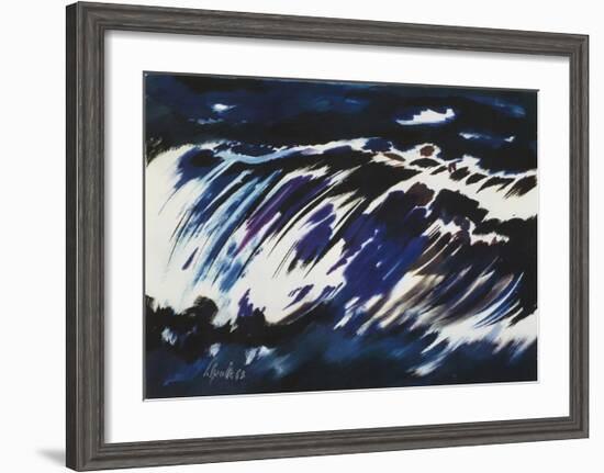 Rushing Water, 1963-Siegward Sprotte-Framed Art Print