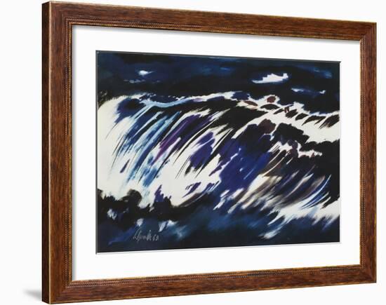 Rushing Water, 1963-Siegward Sprotte-Framed Art Print