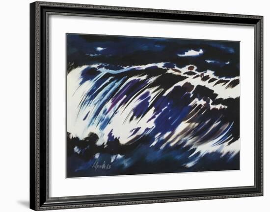 Rushing Water, 1963-Siegward Sprotte-Framed Art Print