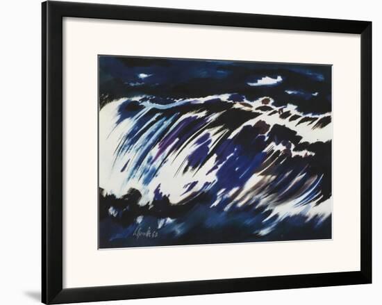Rushing Water, 1963-Siegward Sprotte-Framed Art Print