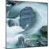 Rushing water and rocks on South Island, New Zealand-Micha Pawlitzki-Mounted Photographic Print