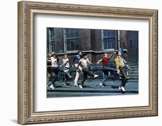 Russ Tamblyn, Tony Mordente. "West Side Story" 1961, Directed by Robert Wise-null-Framed Photographic Print