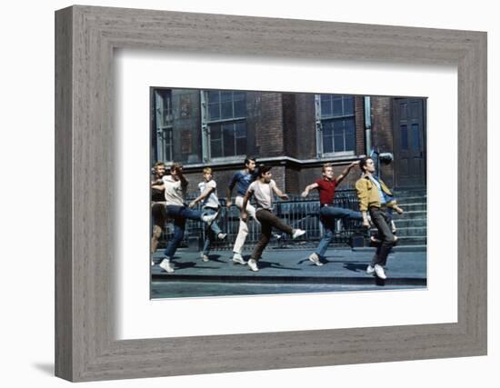 Russ Tamblyn, Tony Mordente. "West Side Story" 1961, Directed by Robert Wise-null-Framed Photographic Print