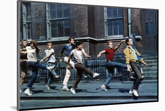 Russ Tamblyn, Tony Mordente. "West Side Story" 1961, Directed by Robert Wise-null-Mounted Photographic Print