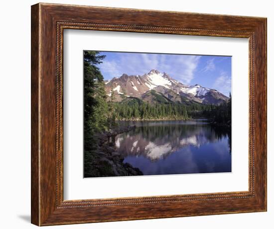 Russel Lake in Mt. Jefferson Wilderness, Oregon, USA-Janis Miglavs-Framed Photographic Print