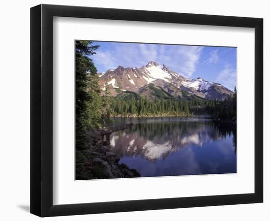 Russel Lake in Mt. Jefferson Wilderness, Oregon, USA-Janis Miglavs-Framed Photographic Print