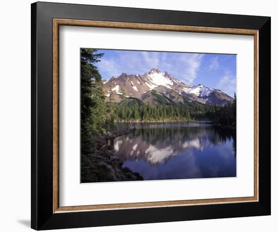 Russel Lake in Mt. Jefferson Wilderness, Oregon, USA-Janis Miglavs-Framed Photographic Print