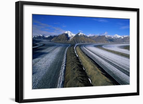 Russell Glacier and Moraines-Paul Souders-Framed Photographic Print