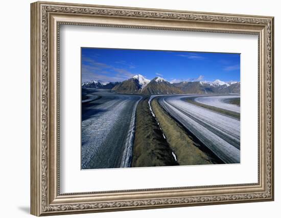 Russell Glacier and Moraines-Paul Souders-Framed Photographic Print