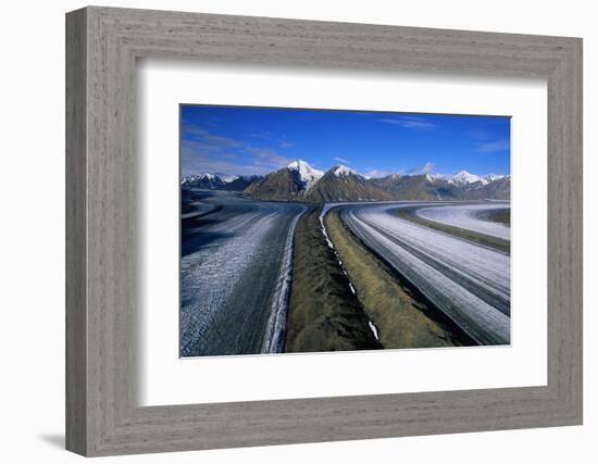 Russell Glacier and Moraines-Paul Souders-Framed Photographic Print