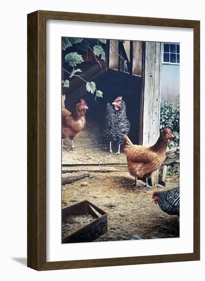 Russell’s chickens-Kevin Dodds-Framed Giclee Print