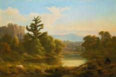 Wooded River Landscape, Pennsylvania (Monarch of the Grove)-Russell Smith-Giclee Print