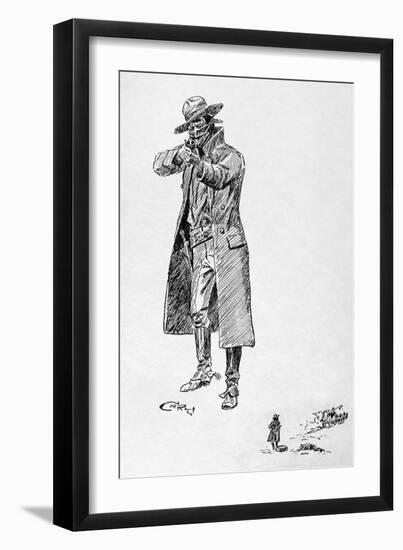 Russell: Stage Robber-Charles Marion Russell-Framed Giclee Print