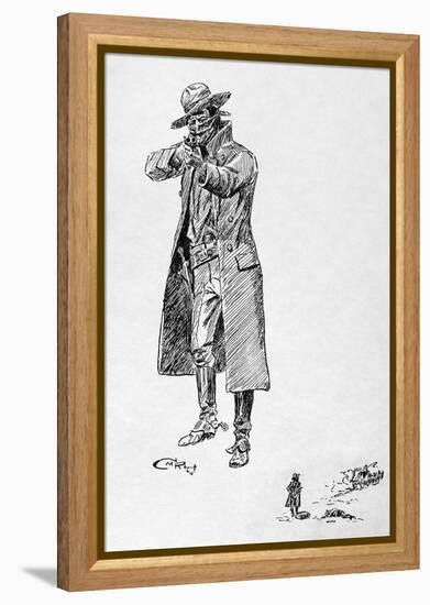 Russell: Stage Robber-Charles Marion Russell-Framed Premier Image Canvas