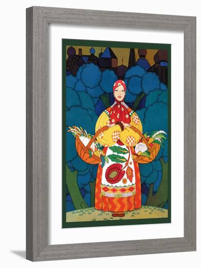 Russi Stage-Setting No Title-Frank Mcintosh-Framed Art Print