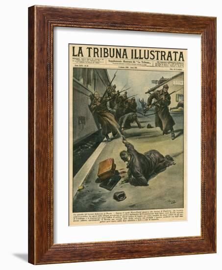 Russia, 1938, Ogpu Arrest-Vittorio Pisani-Framed Art Print