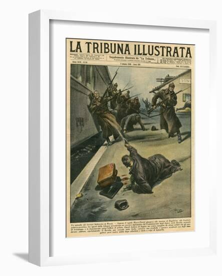 Russia, 1938, Ogpu Arrest-Vittorio Pisani-Framed Art Print