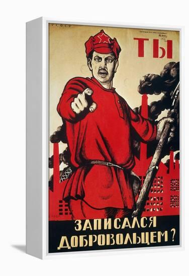 Russia: Army Poster, 1920-Dmitry Moor-Framed Premier Image Canvas