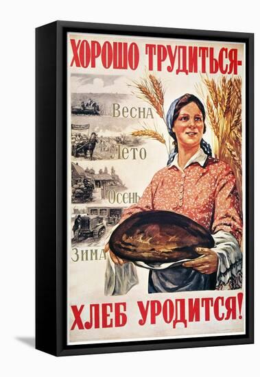 Russia: Collective Farm-Mikhail Solovyov-Framed Premier Image Canvas