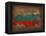 Russia Country Flag Map-Red Atlas Designs-Framed Premier Image Canvas